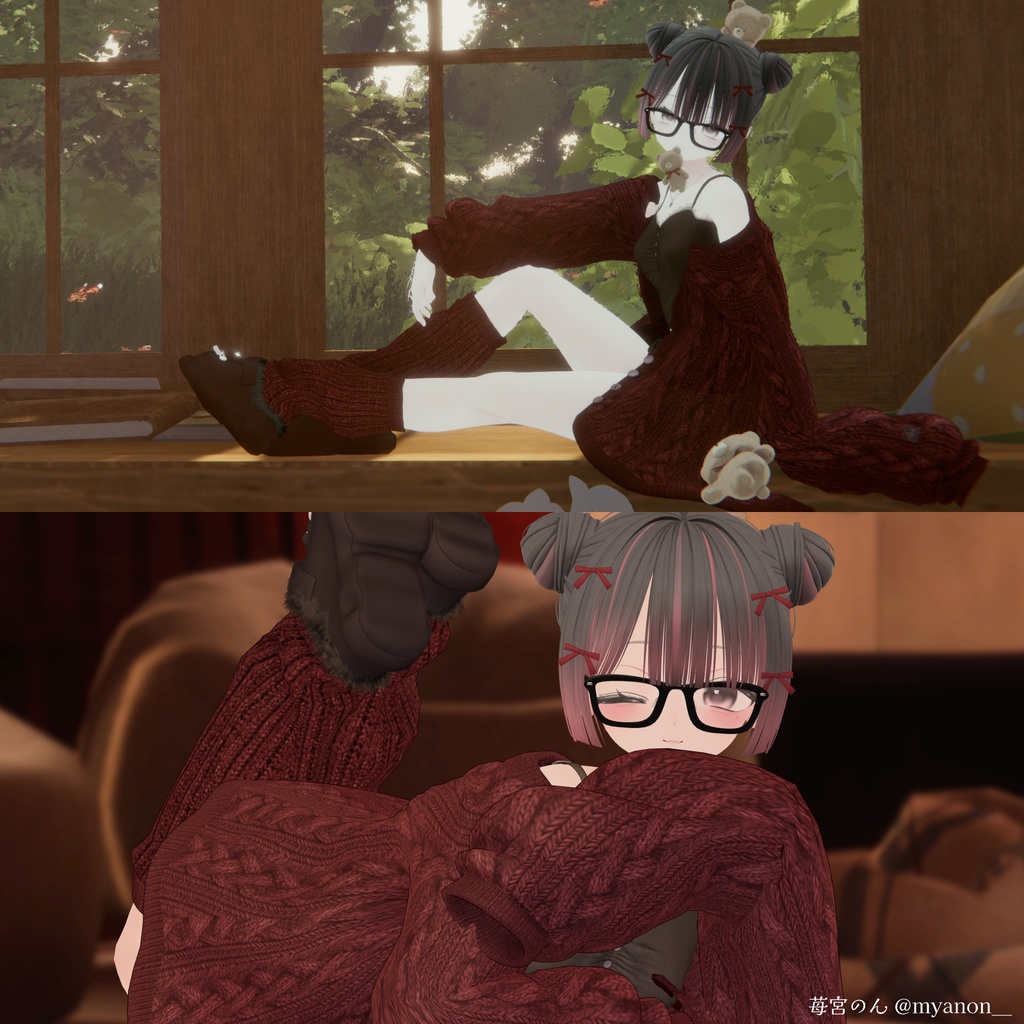 【複数アバター対応】𝙼𝚒𝚕𝚔𝚝𝚘𝚞𝚌𝚑𝙱𝚎𝚊𝚛【#andMILKvrc】