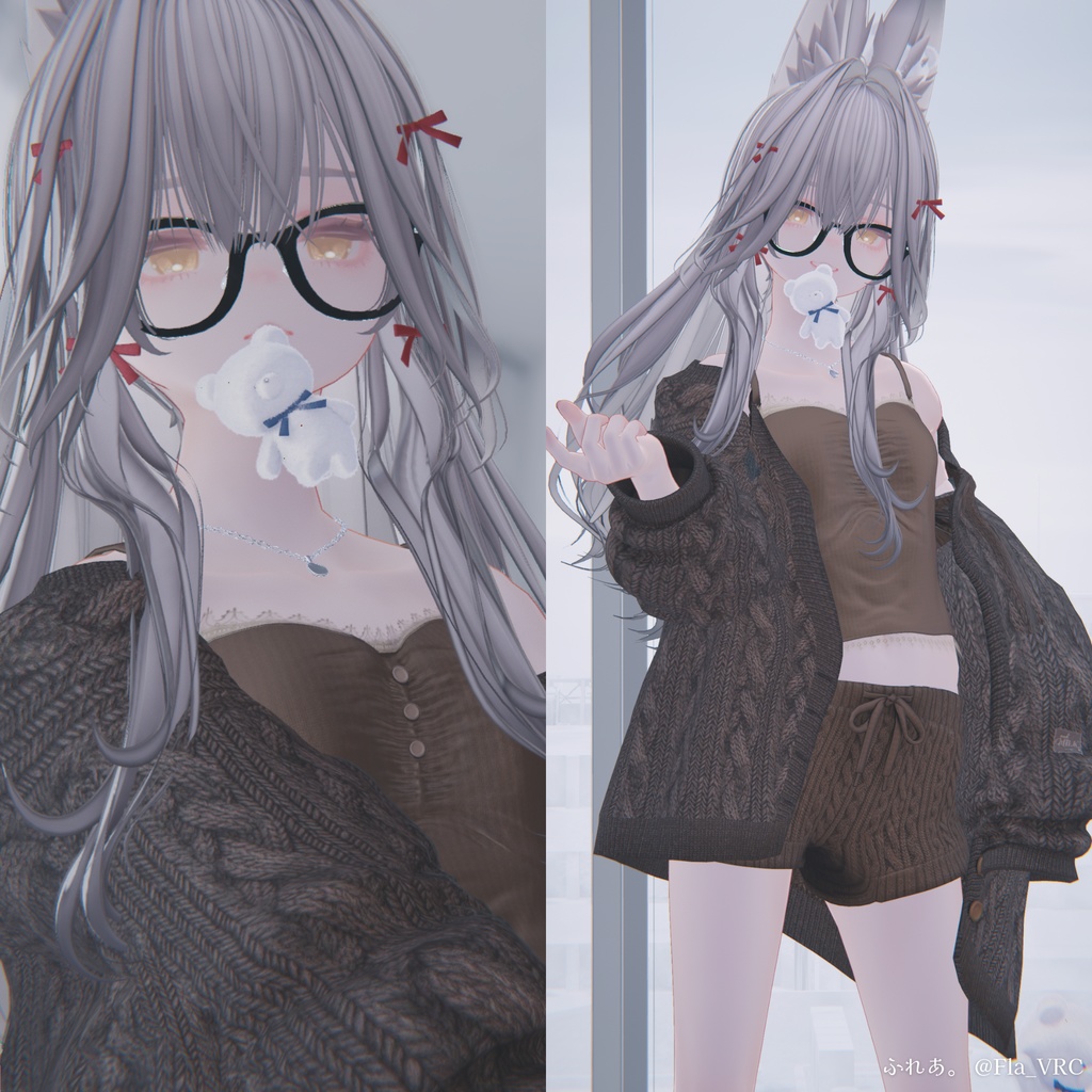 【複数アバター対応】𝙼𝚒𝚕𝚔𝚝𝚘𝚞𝚌𝚑𝙱𝚎𝚊𝚛【#andMILKvrc】