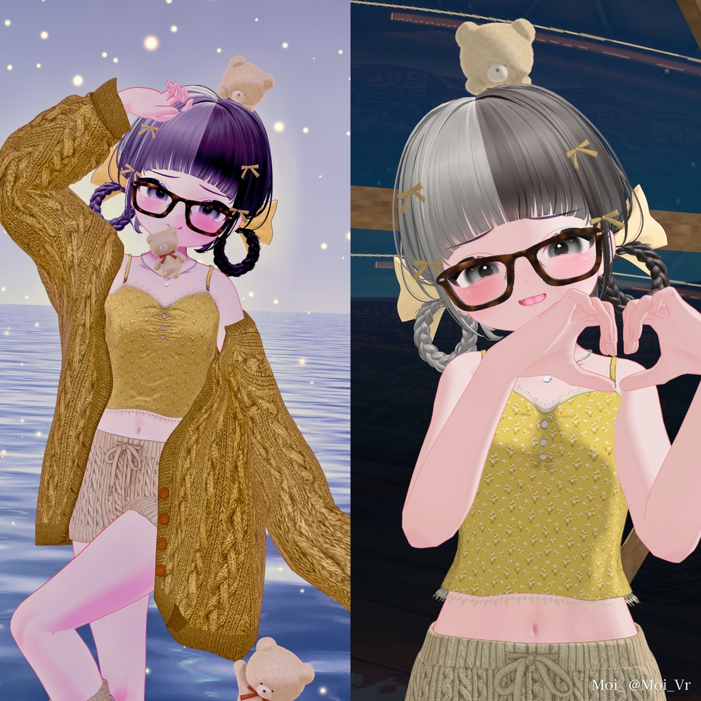 【複数アバター対応】𝙼𝚒𝚕𝚔𝚝𝚘𝚞𝚌𝚑𝙱𝚎𝚊𝚛【#andMILKvrc】