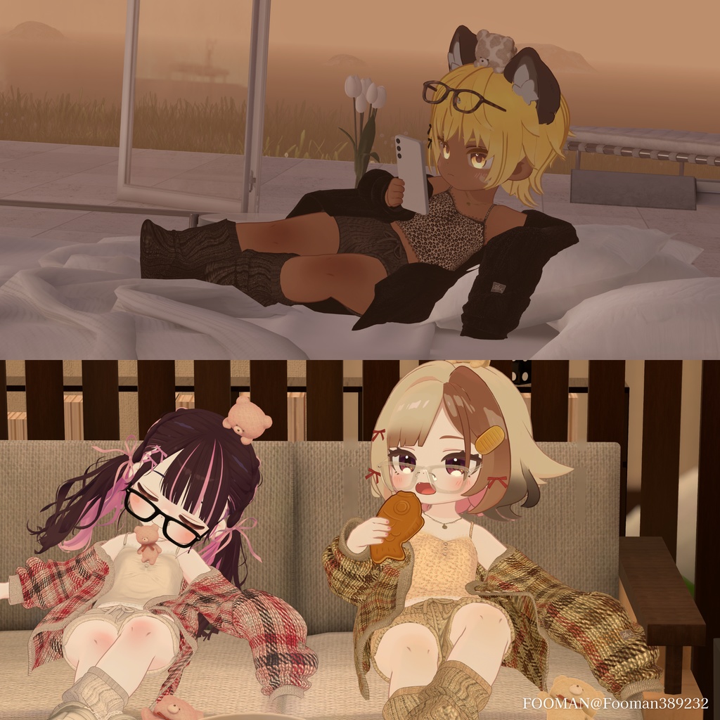 【複数アバター対応】𝙼𝚒𝚕𝚔𝚝𝚘𝚞𝚌𝚑𝙱𝚎𝚊𝚛【#andMILKvrc】