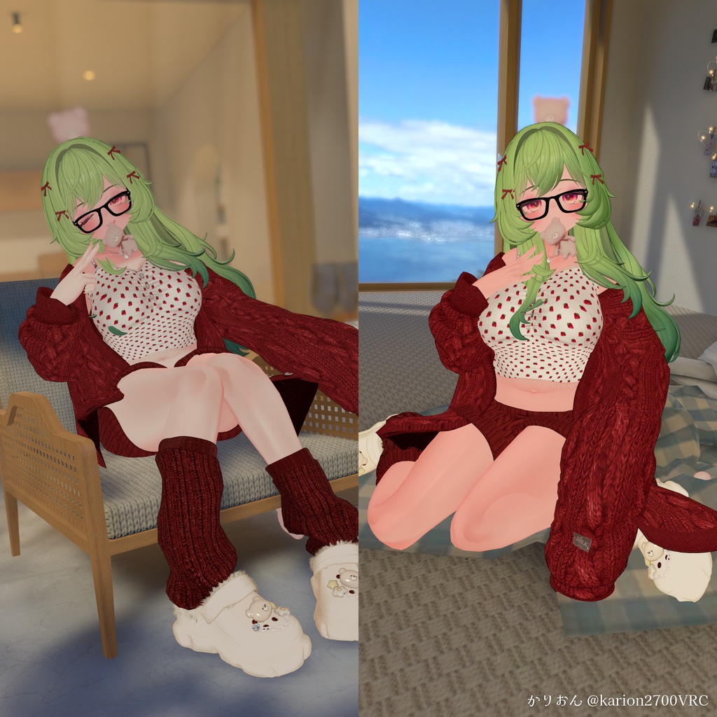 【複数アバター対応】𝙼𝚒𝚕𝚔𝚝𝚘𝚞𝚌𝚑𝙱𝚎𝚊𝚛【#andMILKvrc】