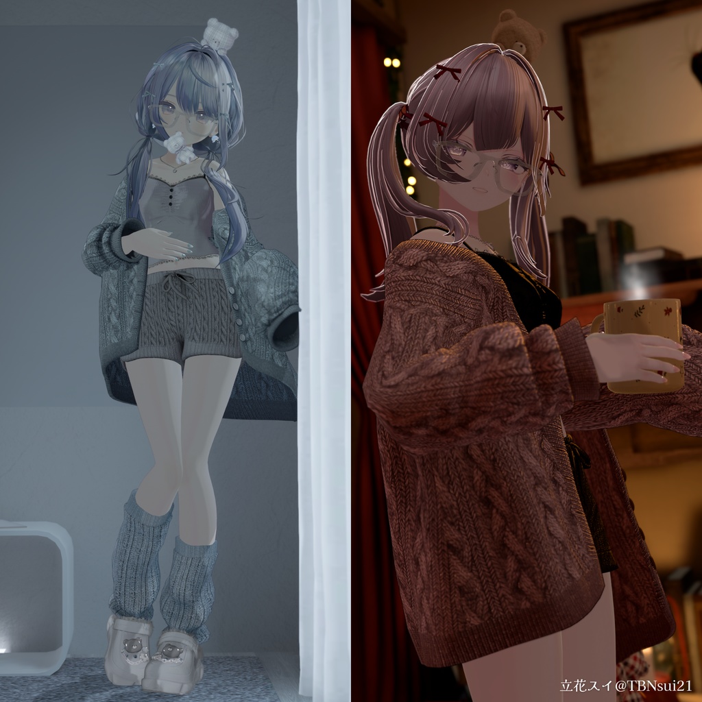 【複数アバター対応】𝙼𝚒𝚕𝚔𝚝𝚘𝚞𝚌𝚑𝙱𝚎𝚊𝚛【#andMILKvrc】