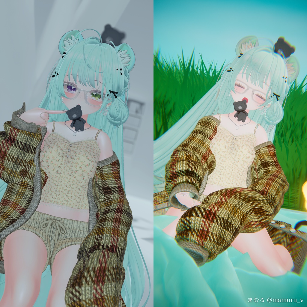 【複数アバター対応】𝙼𝚒𝚕𝚔𝚝𝚘𝚞𝚌𝚑𝙱𝚎𝚊𝚛【#andMILKvrc】