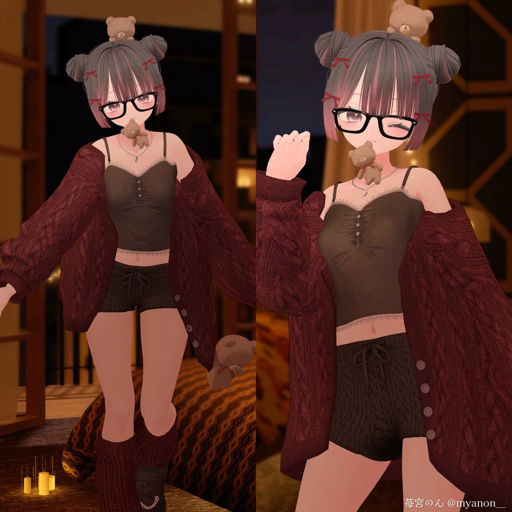 【複数アバター対応】𝙼𝚒𝚕𝚔𝚝𝚘𝚞𝚌𝚑𝙱𝚎𝚊𝚛【#andMILKvrc】