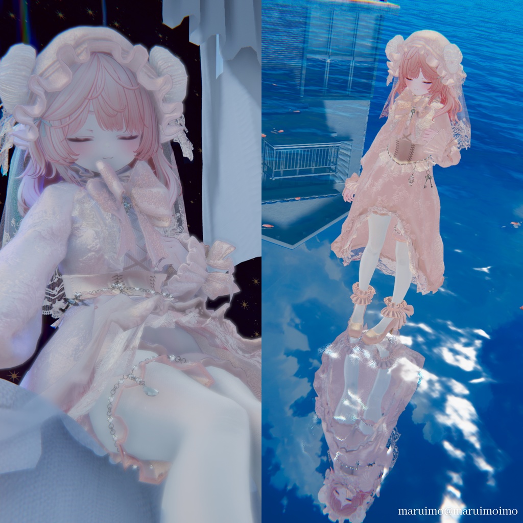 🐏SALE🐏【複数アバター対応】Dreamy Sheep【#andMILKvrc】