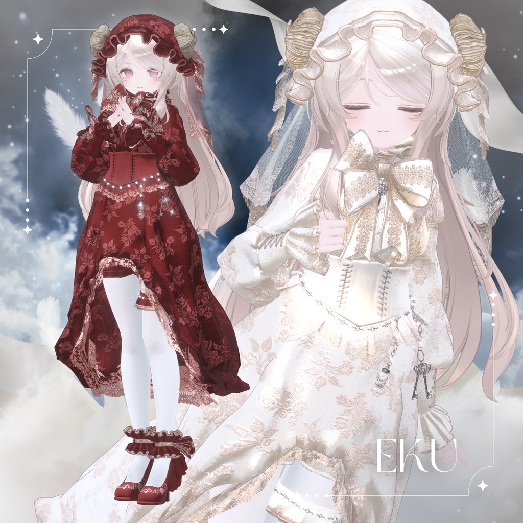 【複数アバター対応】Dreamy Sheep【#andMILKvrc】