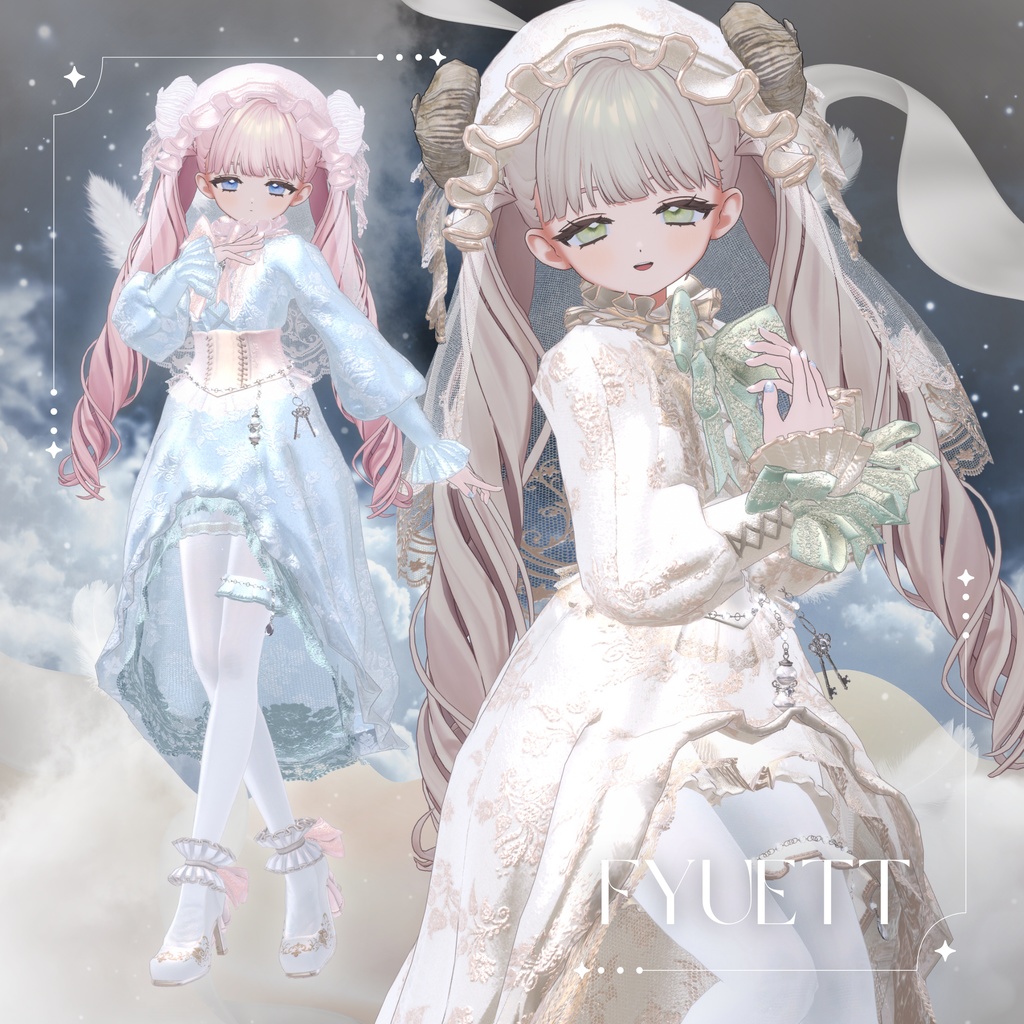 【複数アバター対応】Dreamy Sheep【#andMILKvrc】