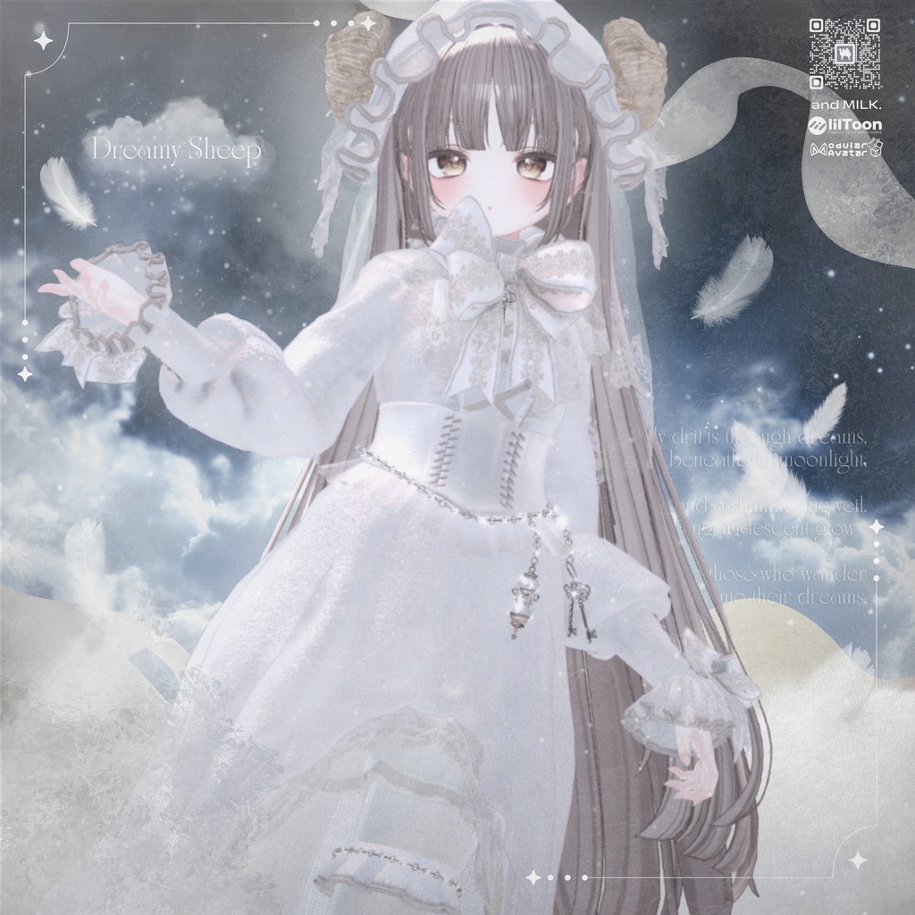 【複数アバター対応】Dreamy Sheep【#andMILKvrc】