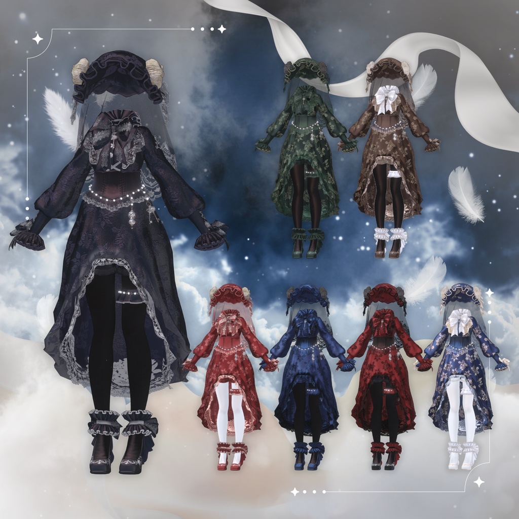 【複数アバター対応】Dreamy Sheep【#andMILKvrc】