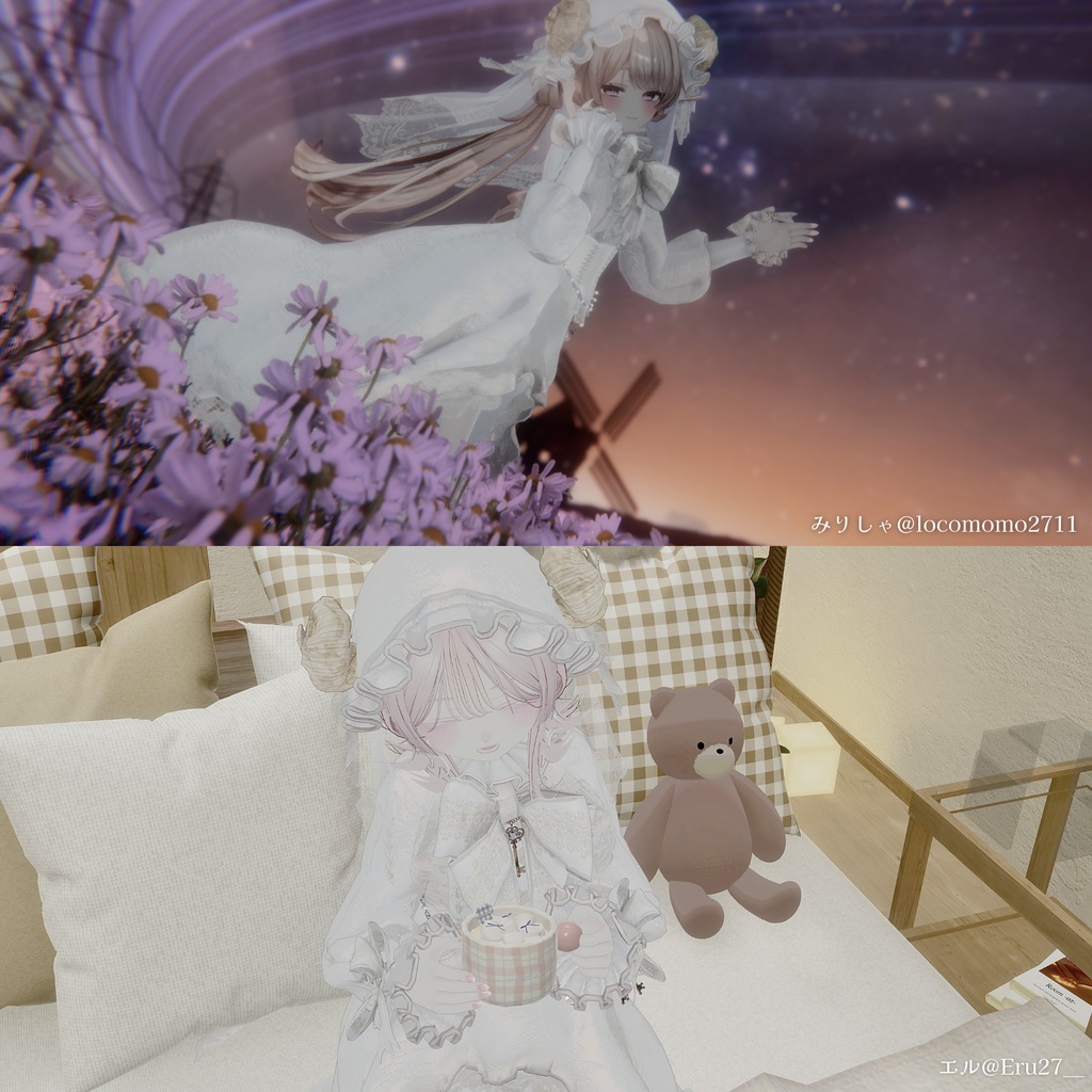 🐏SALE🐏【複数アバター対応】Dreamy Sheep【#andMILKvrc】