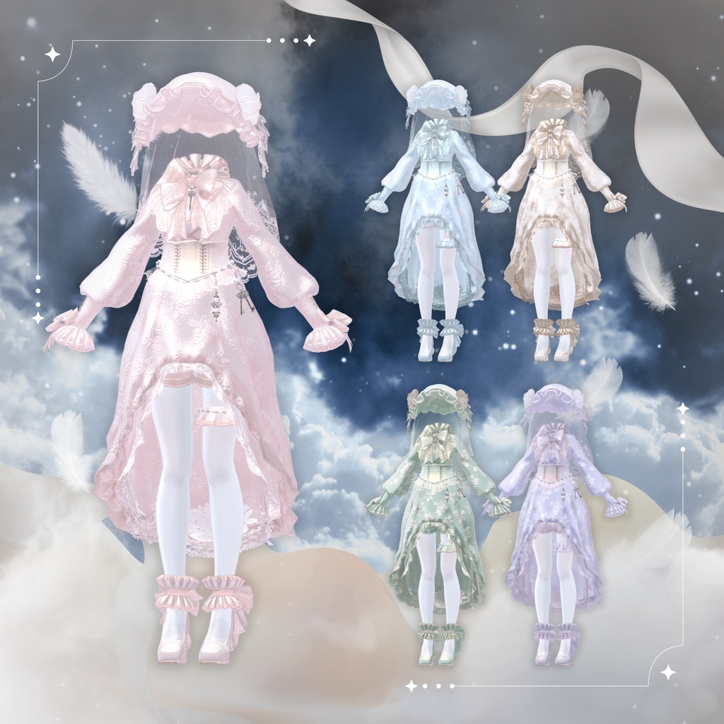 【複数アバター対応】Dreamy Sheep【#andMILKvrc】