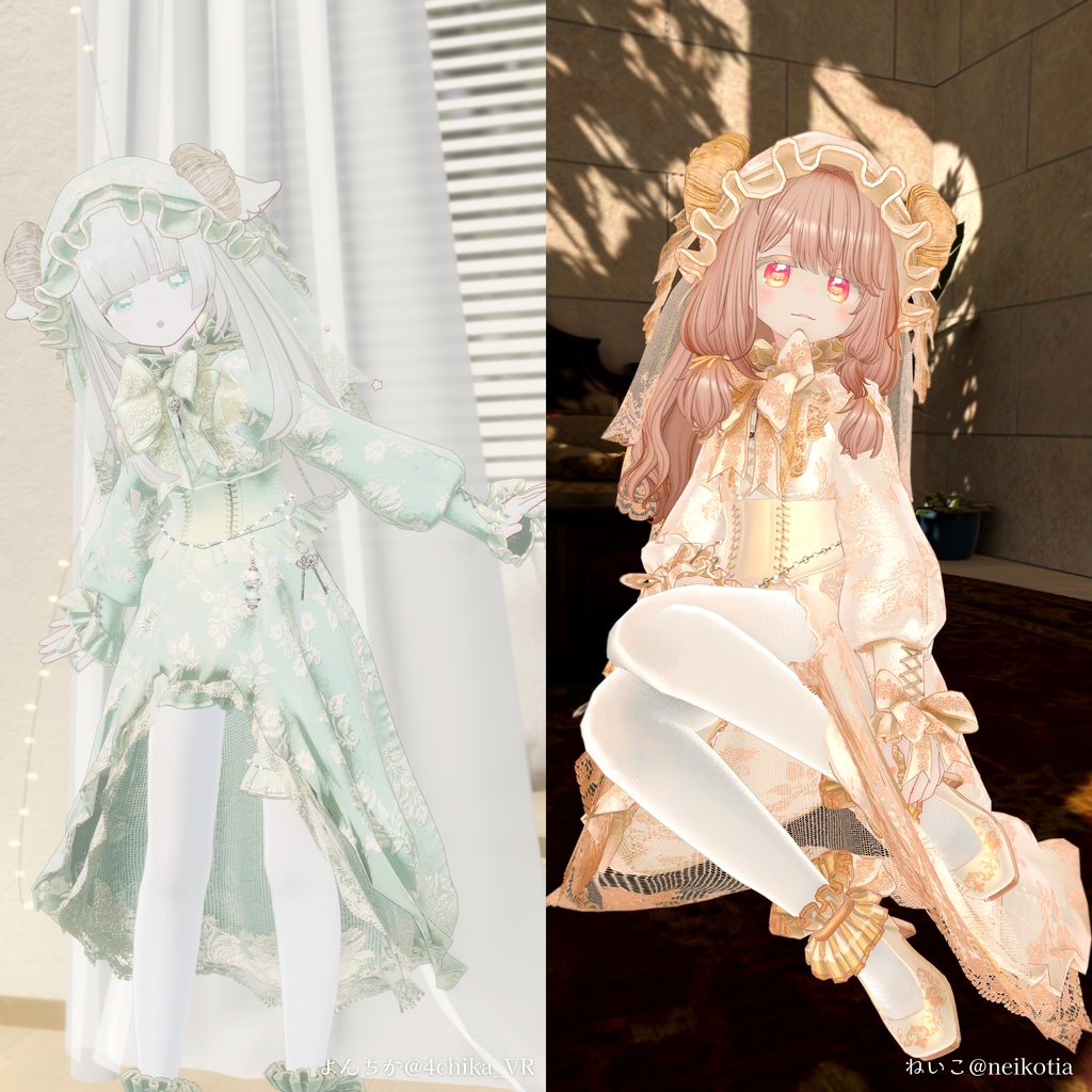 🐏SALE🐏【複数アバター対応】Dreamy Sheep【#andMILKvrc】