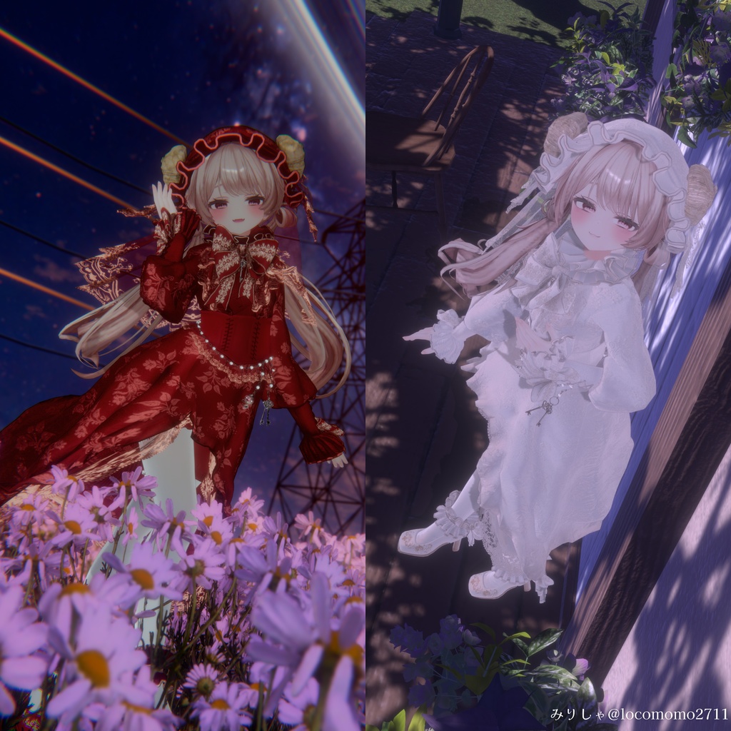 🐏SALE🐏【複数アバター対応】Dreamy Sheep【#andMILKvrc】