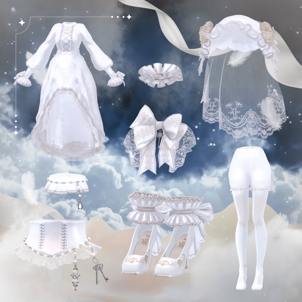 【複数アバター対応】Dreamy Sheep【#andMILKvrc】