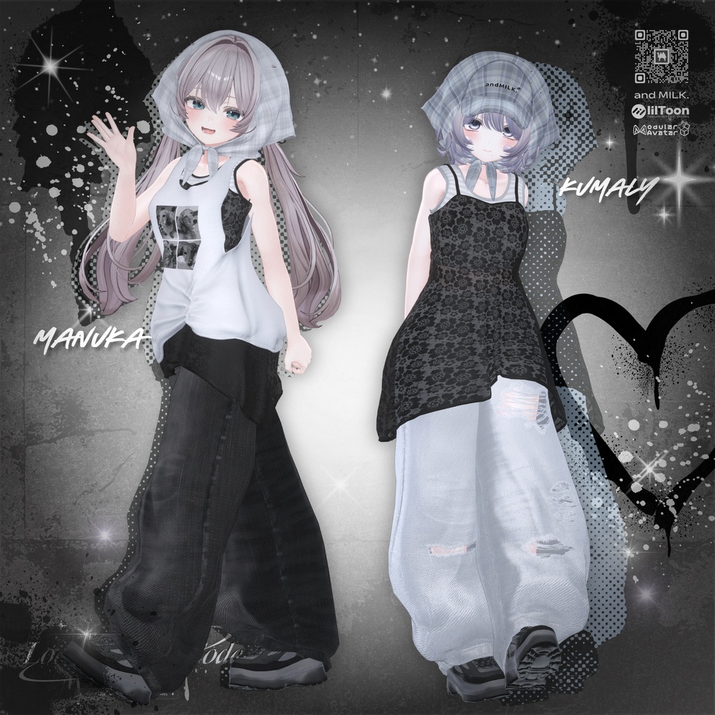 【複数アバター対応】Loose Layered Code【#andMILKvrc】
