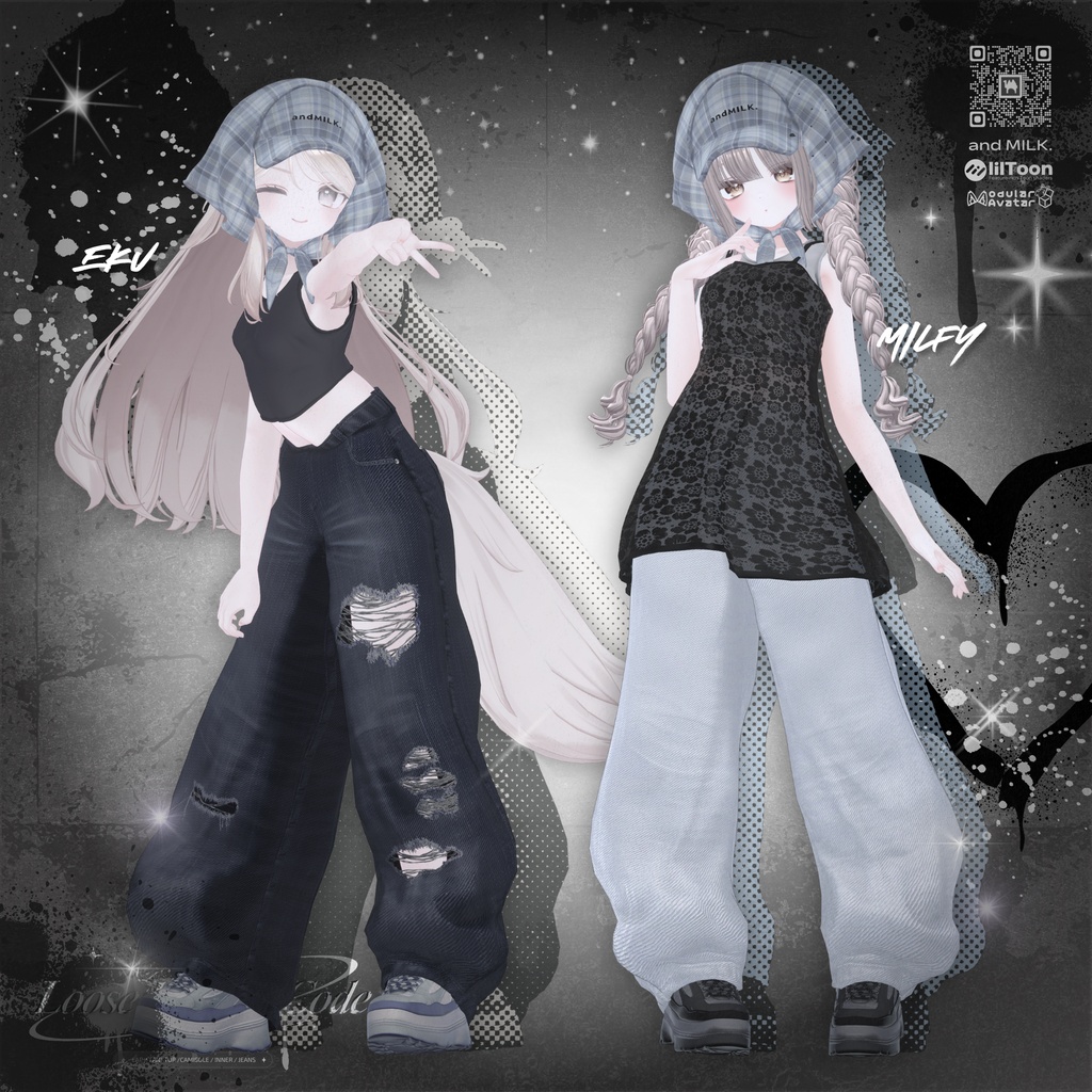 【複数アバター対応】Loose Layered Code【#andMILKvrc】