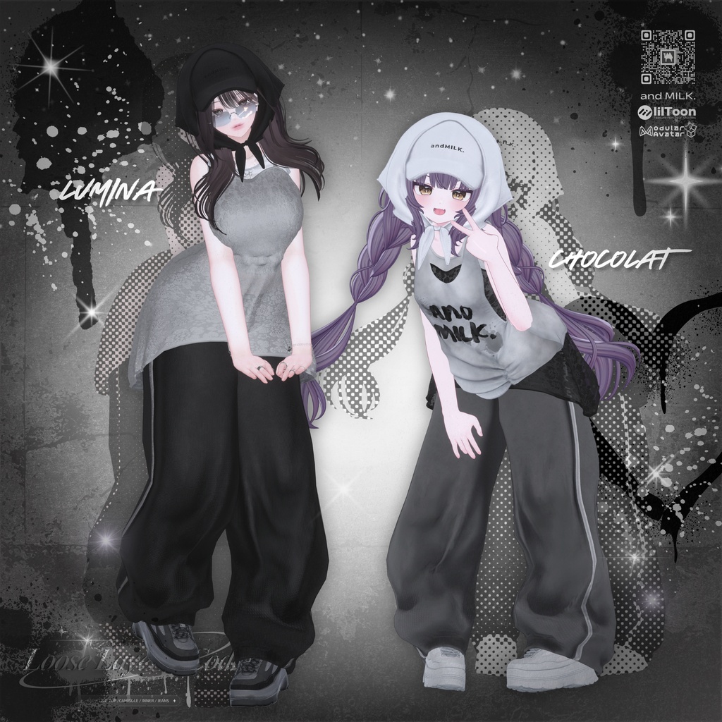 【複数アバター対応】Loose Layered Code【#andMILKvrc】