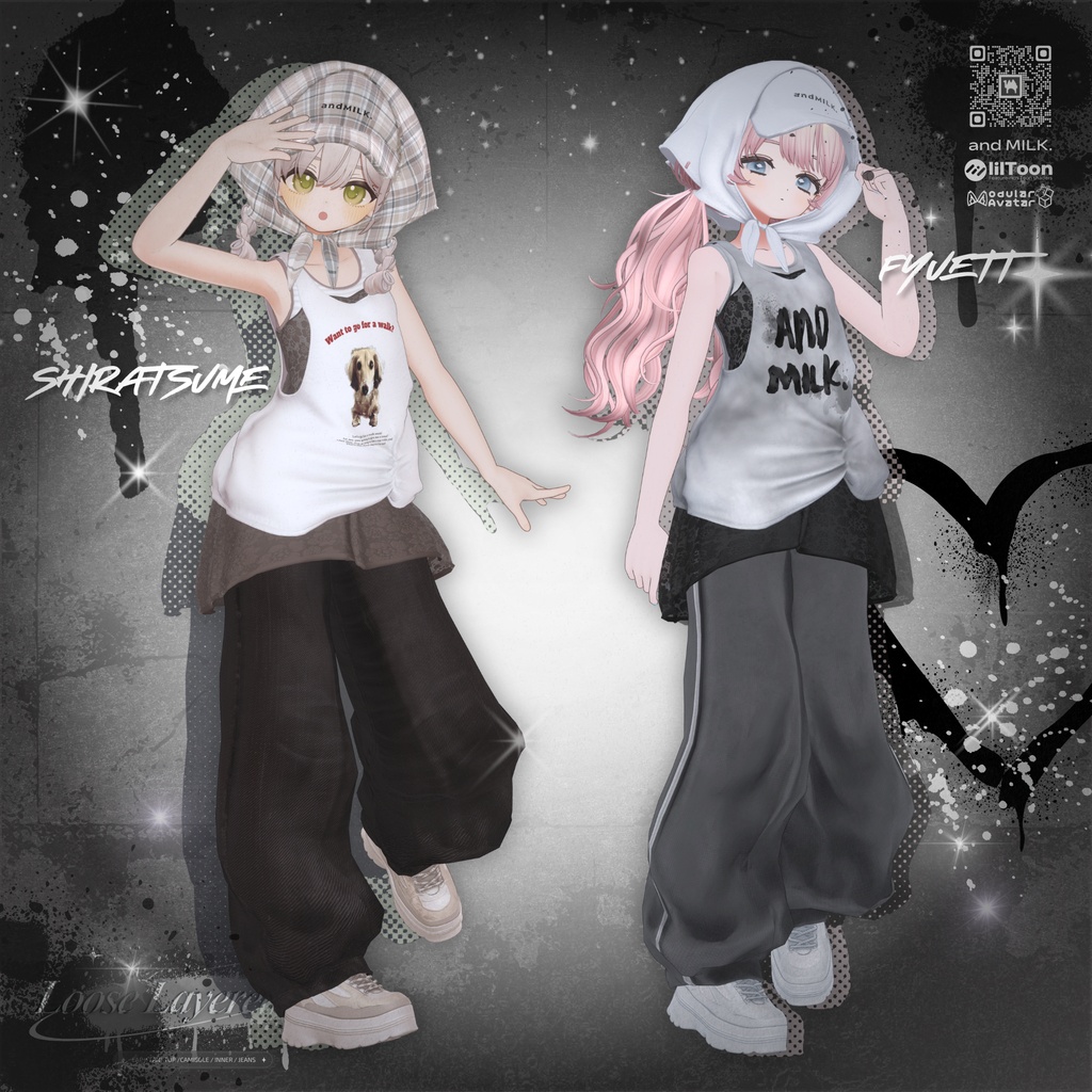 【複数アバター対応】Loose Layered Code【#andMILKvrc】