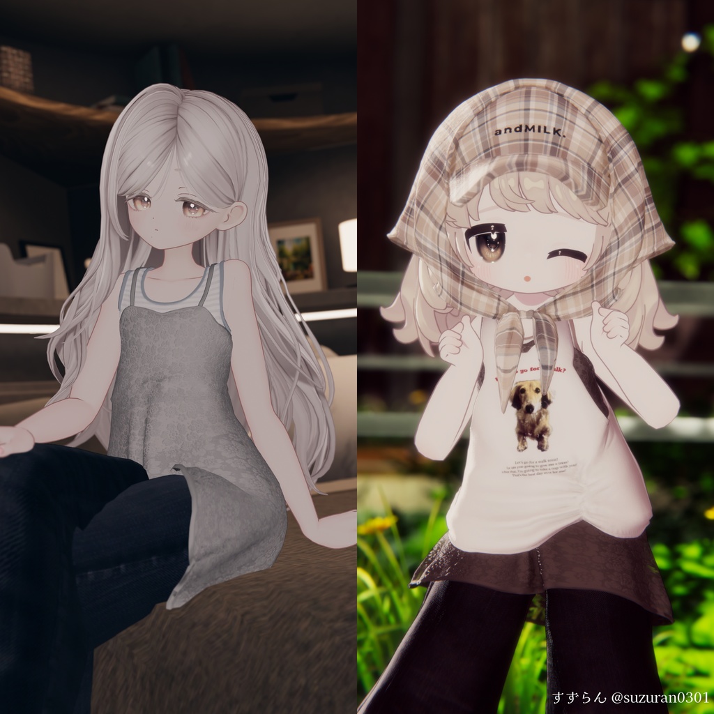 【複数アバター対応】Loose Layered Code【#andMILKvrc】
