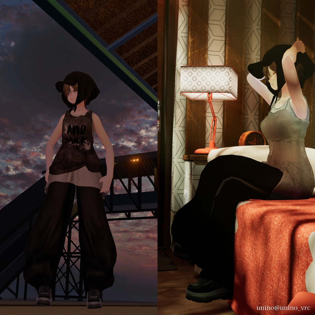 【複数アバター対応】Loose Layered Code【#andMILKvrc】