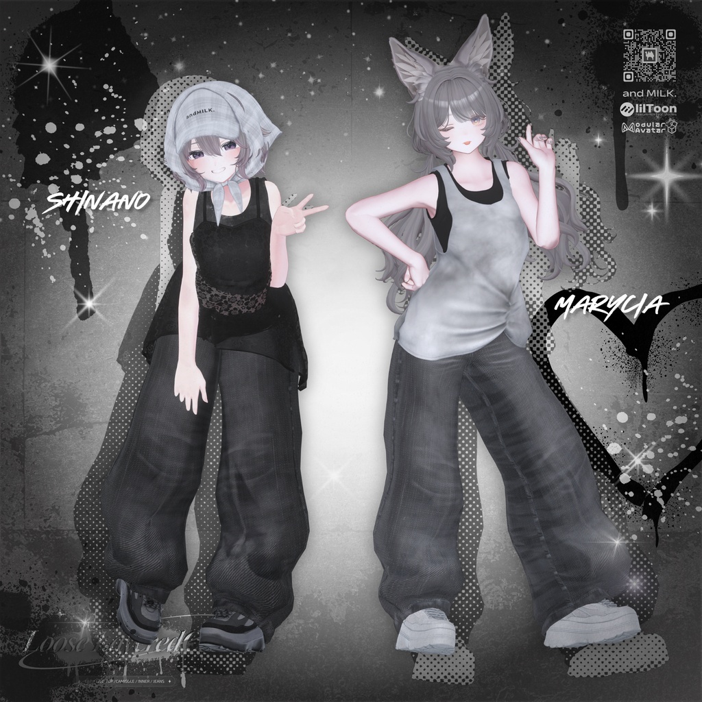 【複数アバター対応】Loose Layered Code【#andMILKvrc】