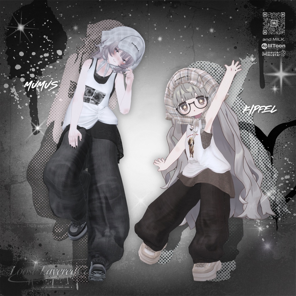【複数アバター対応】Loose Layered Code【#andMILKvrc】