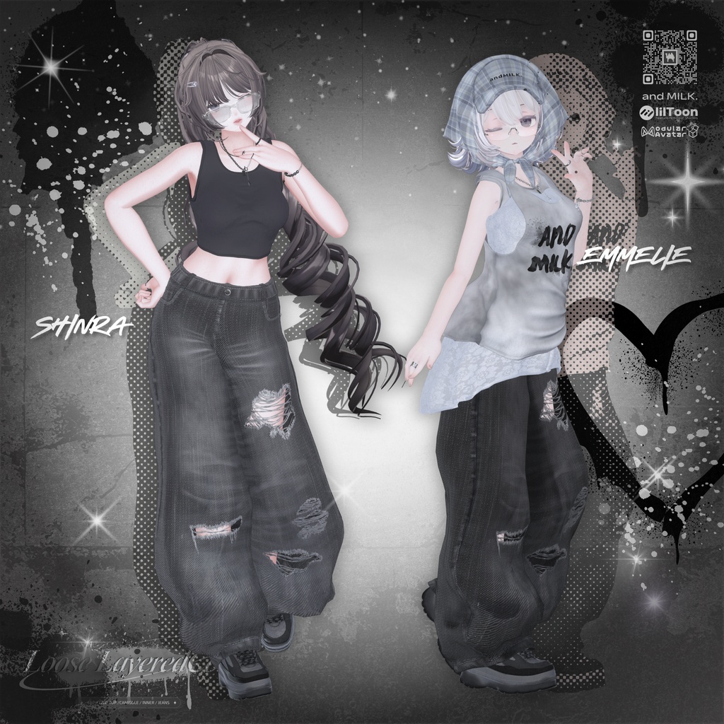 【複数アバター対応】Loose Layered Code【#andMILKvrc】