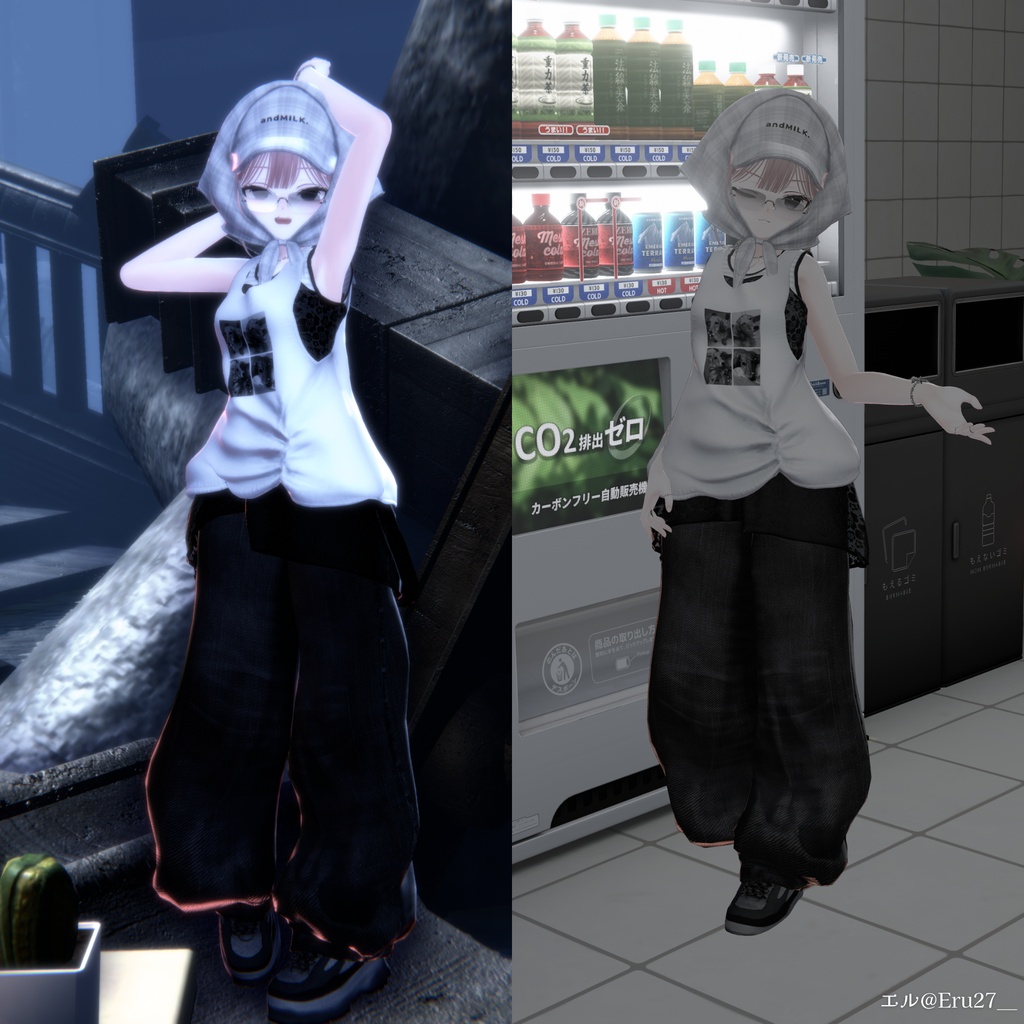 【複数アバター対応】Loose Layered Code【#andMILKvrc】