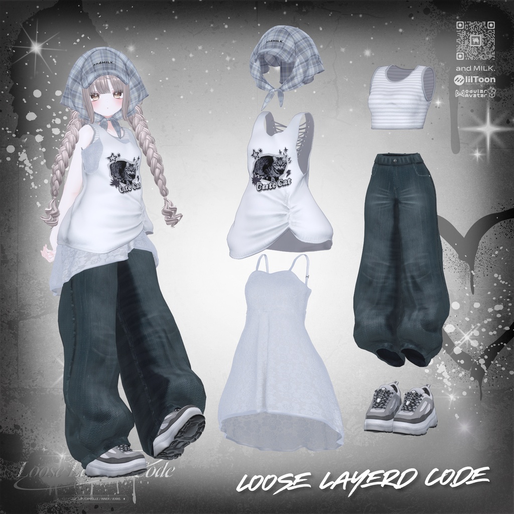【複数アバター対応】Loose Layered Code【#andMILKvrc】