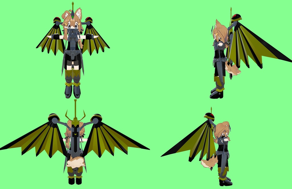 【3D衣装 変身ギミック付】ホープ&レイ。ぶいあーる、えくしーずちぇんじ~【VRchat専用】