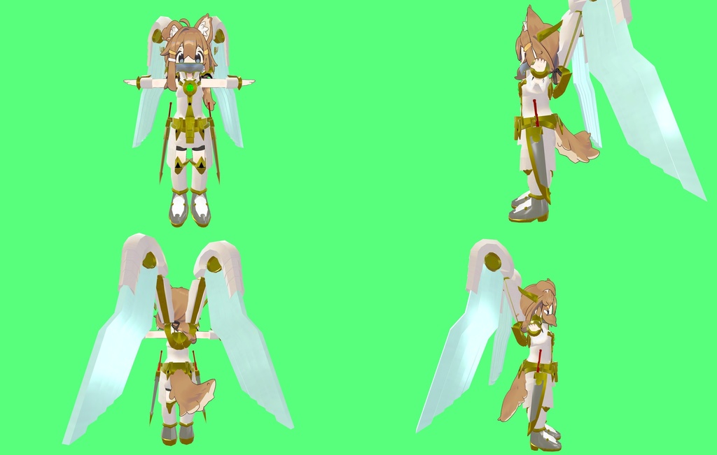 【3D衣装 変身ギミック付】ホープ&レイ。ぶいあーる、えくしーずちぇんじ~【VRchat専用】