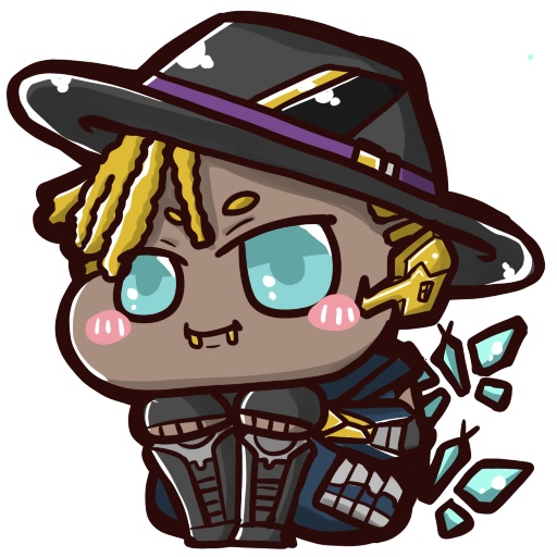 MOCCHIRI LEGENDS - 37mm角丸缶バッジ