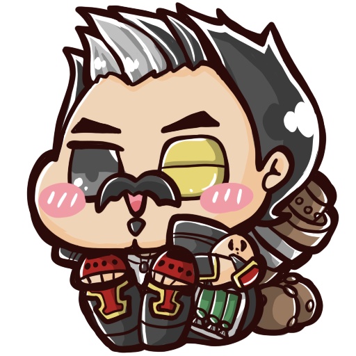 MOCCHIRI LEGENDS - 37mm角丸缶バッジ