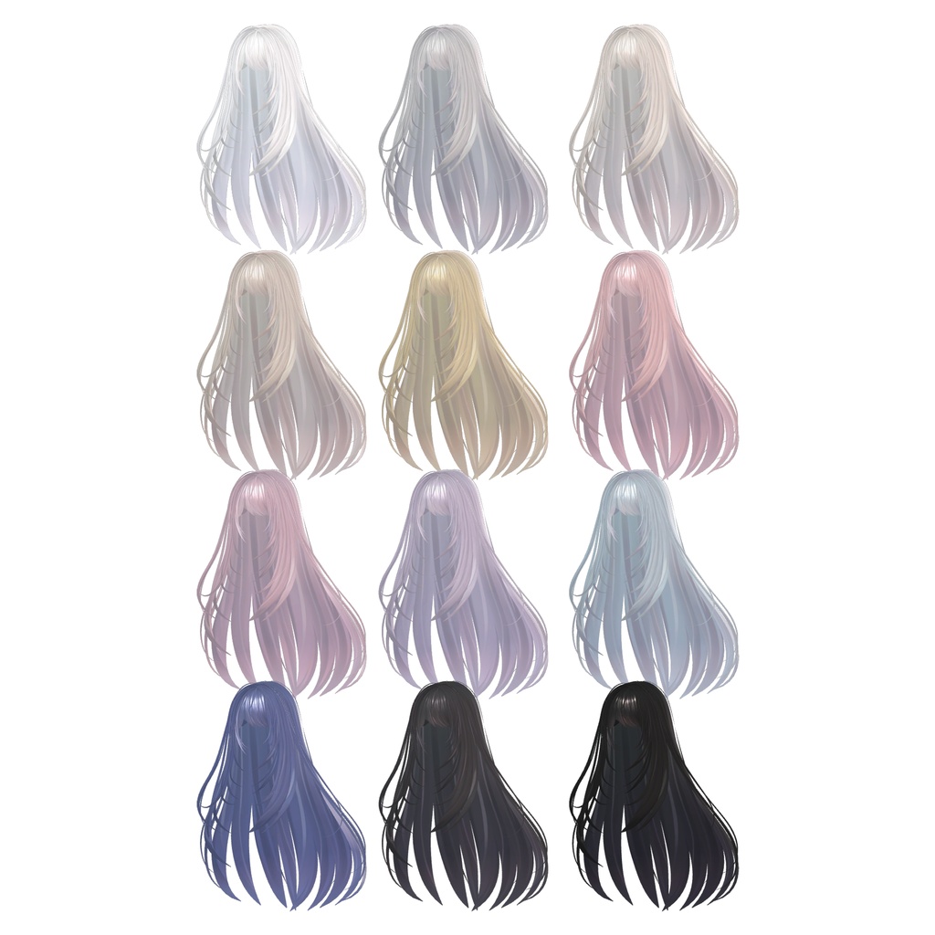 【10 avatars】 Starry hair