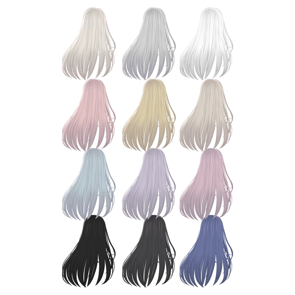 【10 avatars】 Starry hair