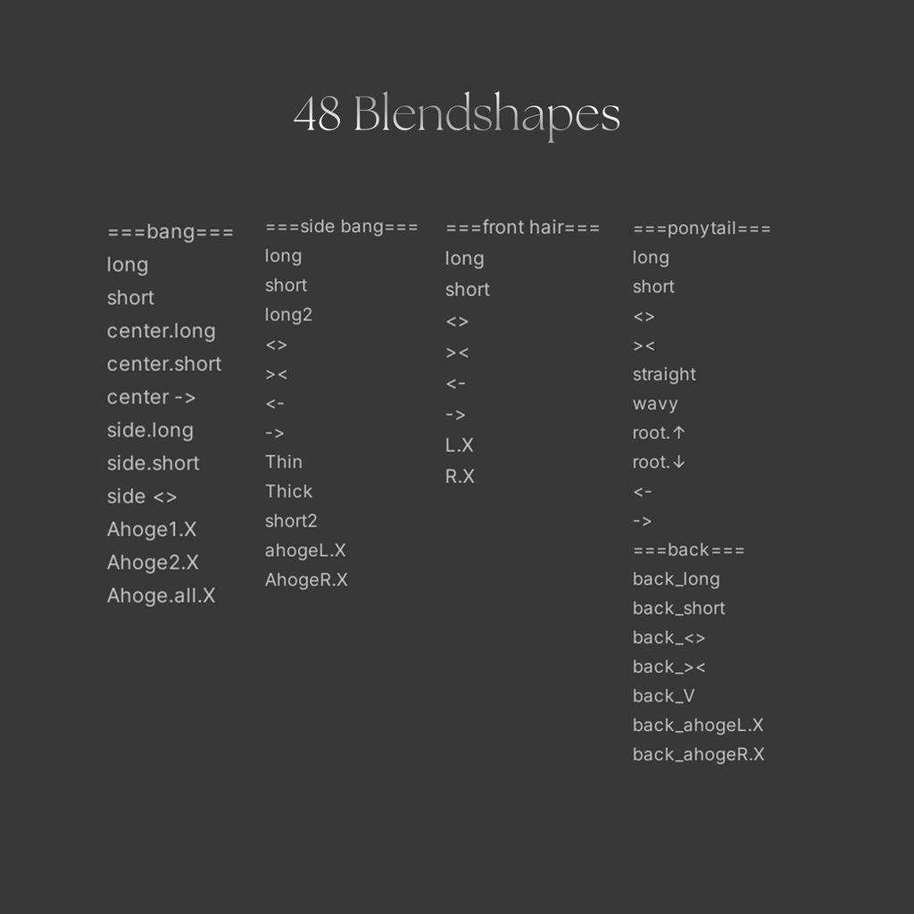 【10 avatars】Churu hair