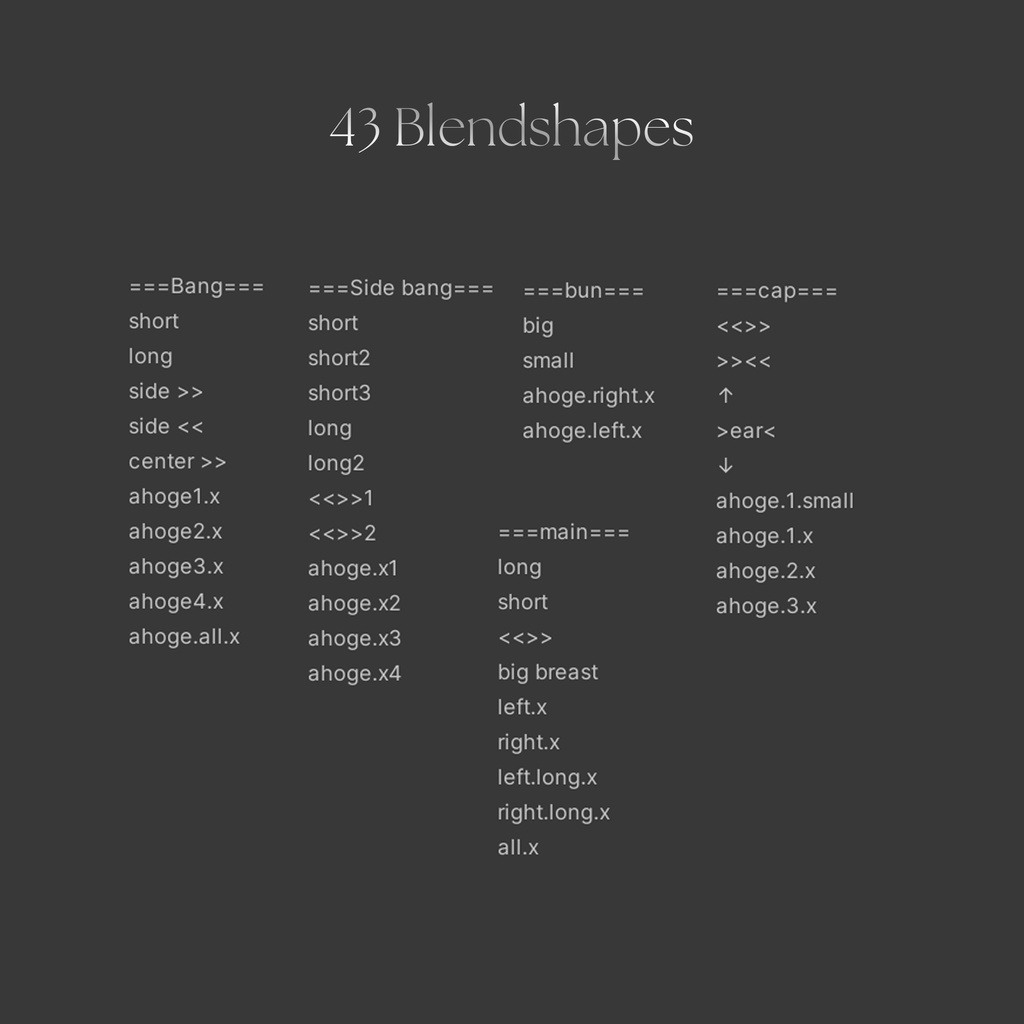 【10 avatars】 Morie hair