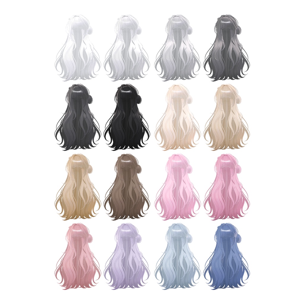 【10 avatars】 Miel hair