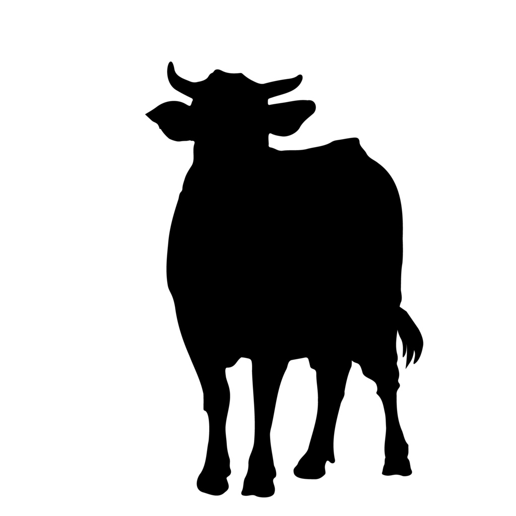 牛のシルエットのイラスト 透過png画像 Ocplanning Booth