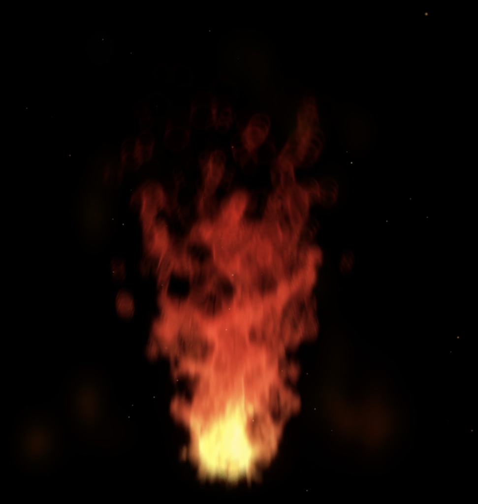 燃えさかる赤いリアルな炎のcg動画素材 Ocplanning Booth