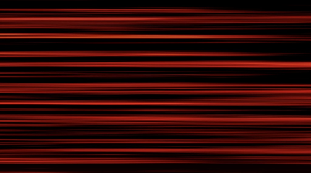 横線のザワザワ動く暗めの 赤の背景動画