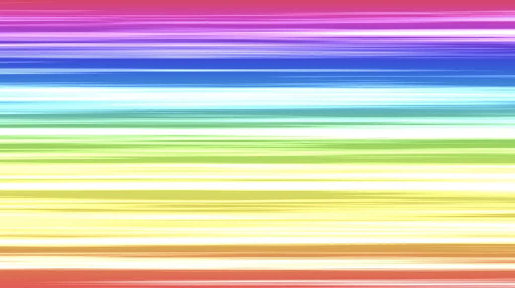 爽やかな虹色の横ストライプのレインボー風の背景動画