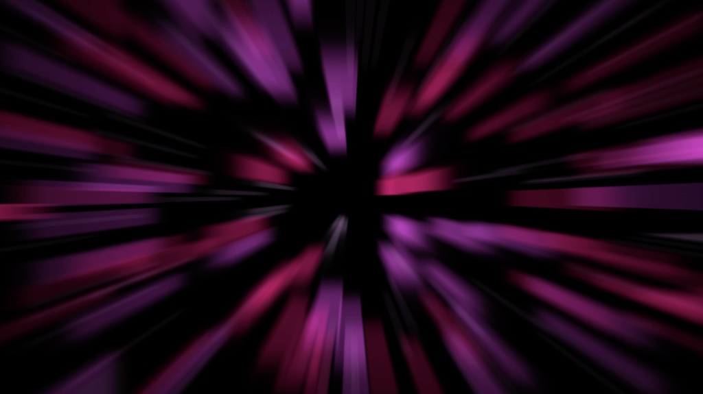 カードワイプを使ったザワザワ放射状背景動画のピンク