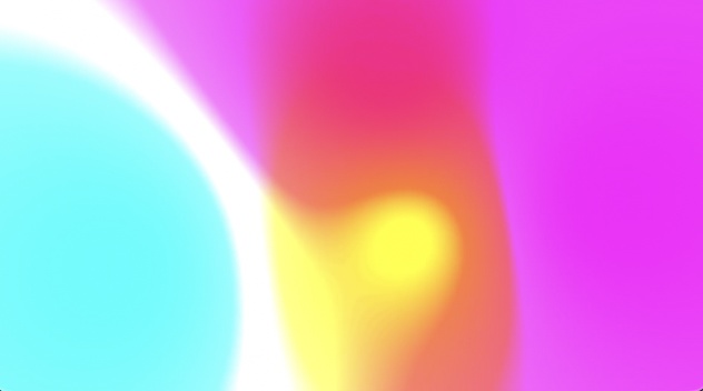 カラフルな４色が移動する画面の背景動画素材