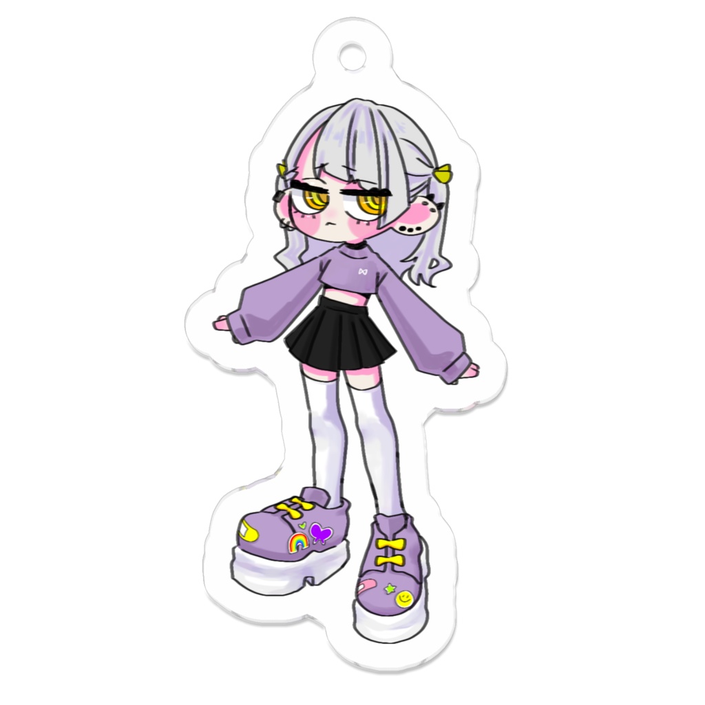 ぽぴちゃんアクリルキーホルダー