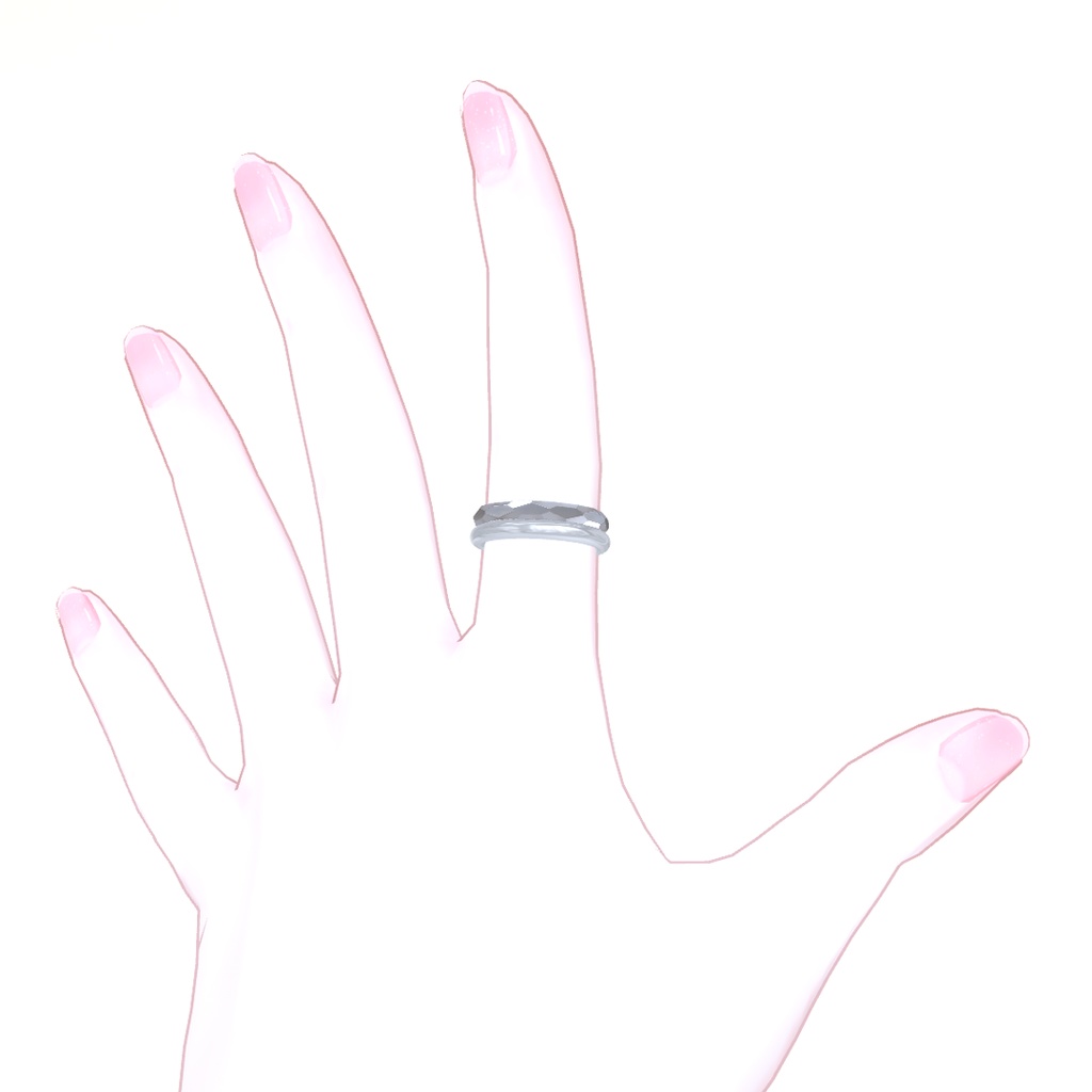 【無料】【VRChat】スタックリング「Rock & Sphere」【Quest対応】