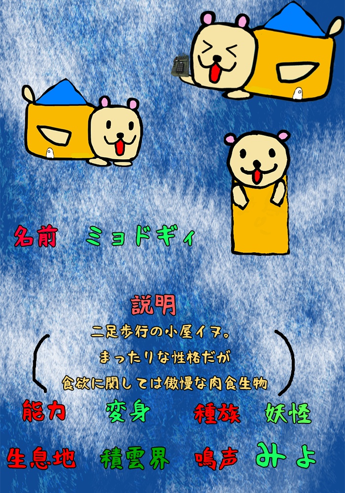 ミョドギィ アクリル キーホルダー