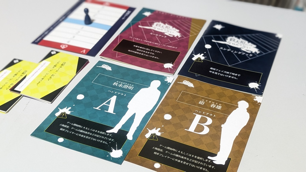 2人用マーダーミステリー『殺人犯にはなりたくない』