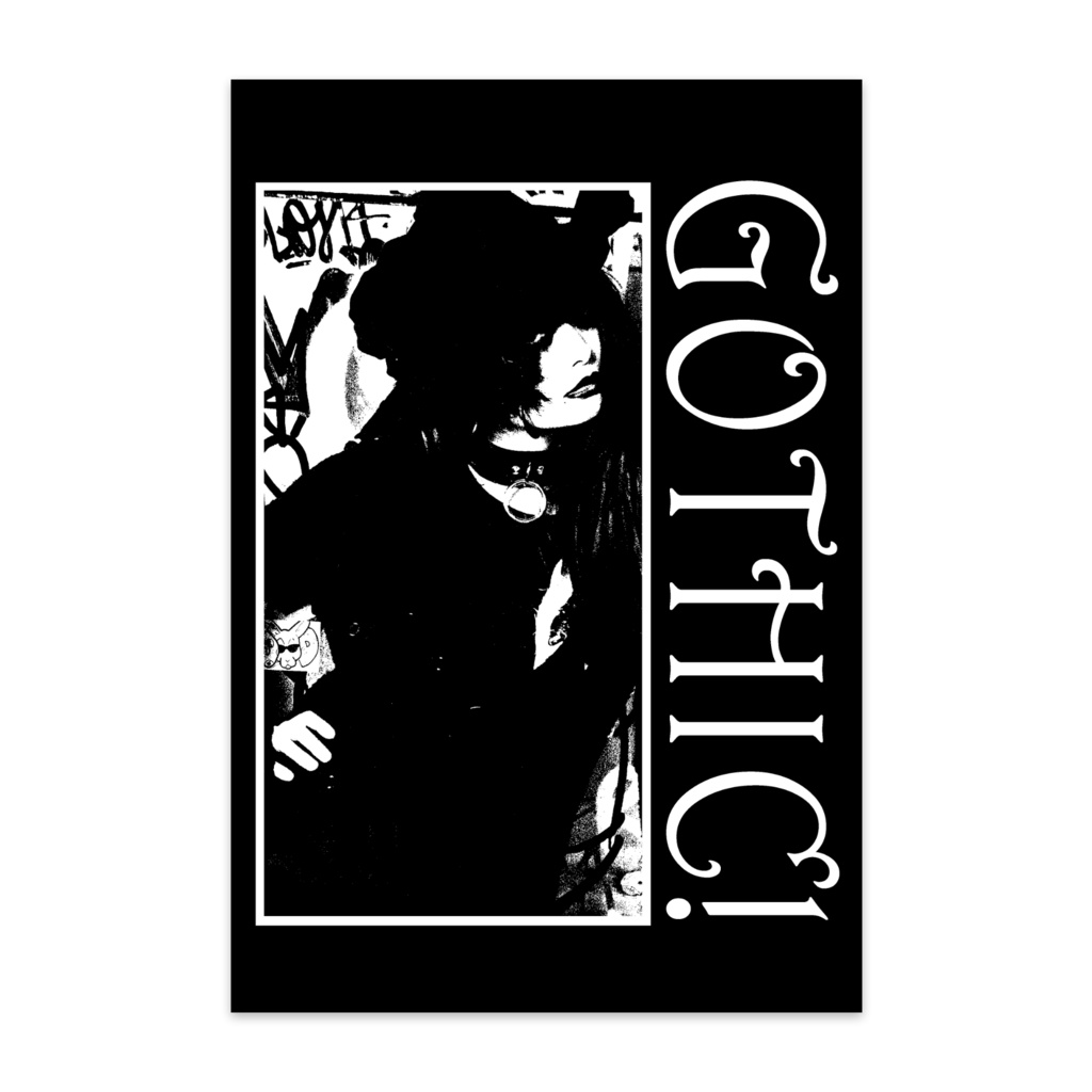 10枚同じ柄！ゴシックシラタマポストカードセット