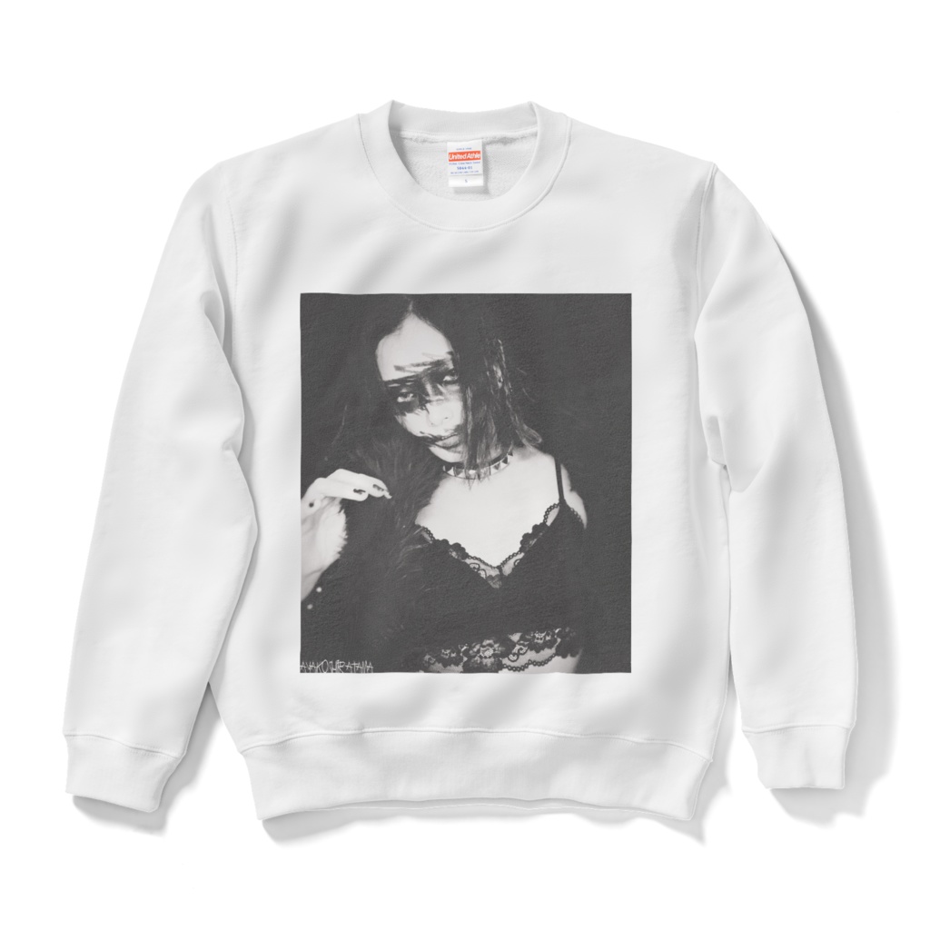 落書きメイクシラタマスウェット 白